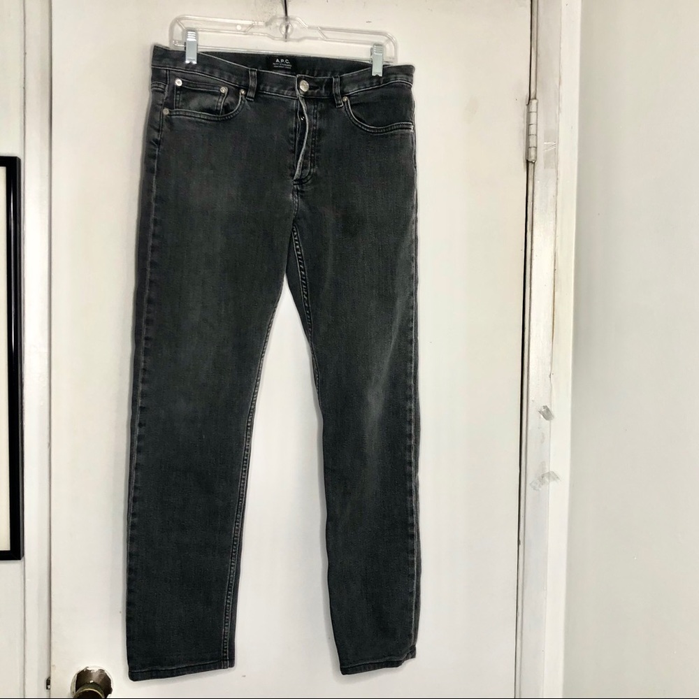 A.P.C. Jean Droit Etroit Petit Stand Gray wash